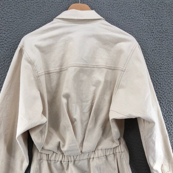 Western Style Cream Long Sleeve Dress - Picture 5 of 13